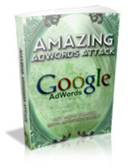 Product picture NEW 2012 Amazing Adwords Attack RR included