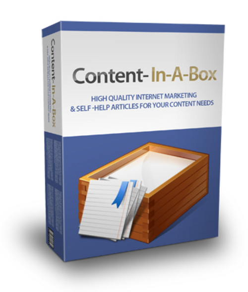 Product picture CONTENT IN A BOX MRR NEW 2012